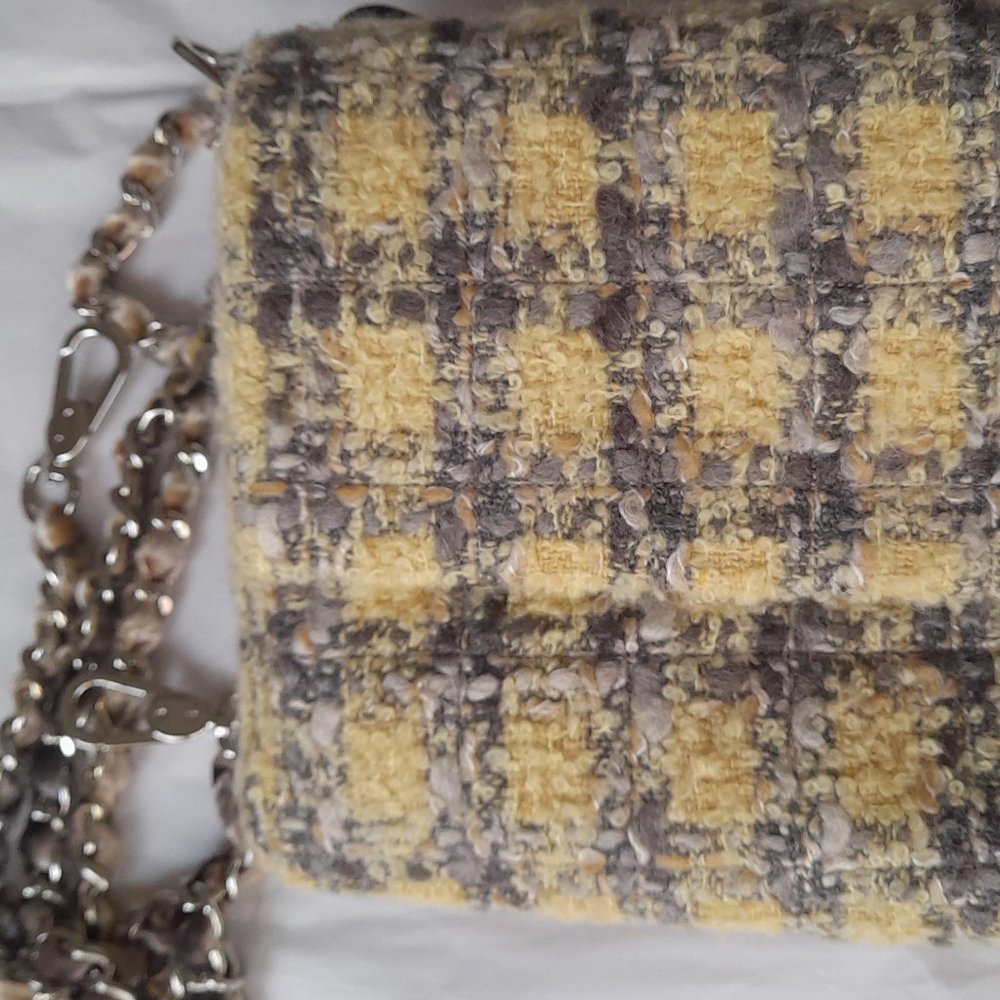 LORABILA Designer crossbody bag. CHANEL fabric.